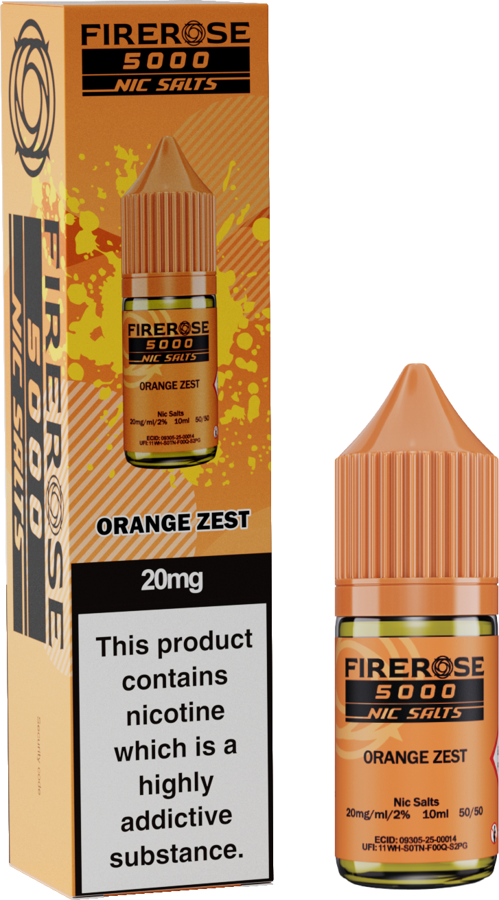 ELUX FIREROSE NIC SALT 20MG, 10 Packs