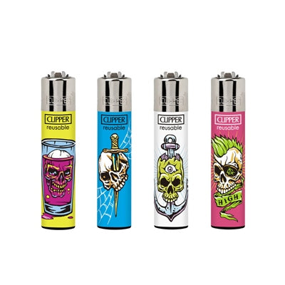 Clipper Design Lighters – Pack of 40 (Design May Vary)