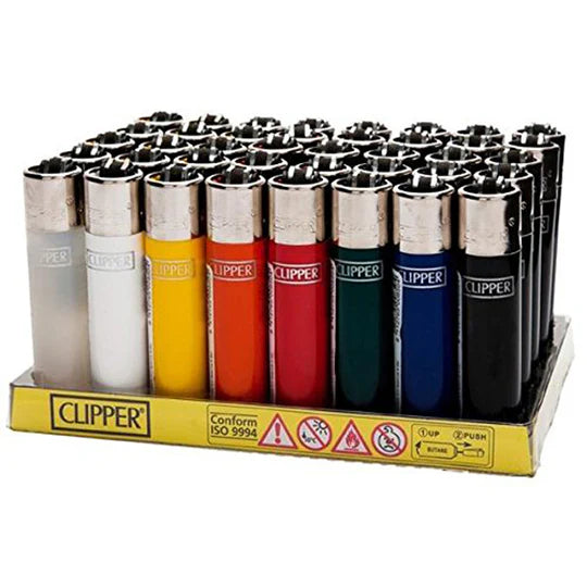 Clipper Translucent Colours Lighters – Pack of 40
