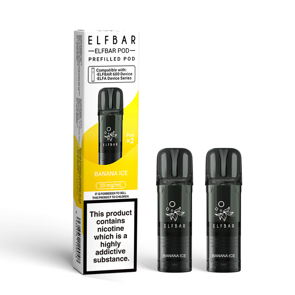 Elf bar 600 Prefilled Pod Puffs 2% Nic - 10 Packs