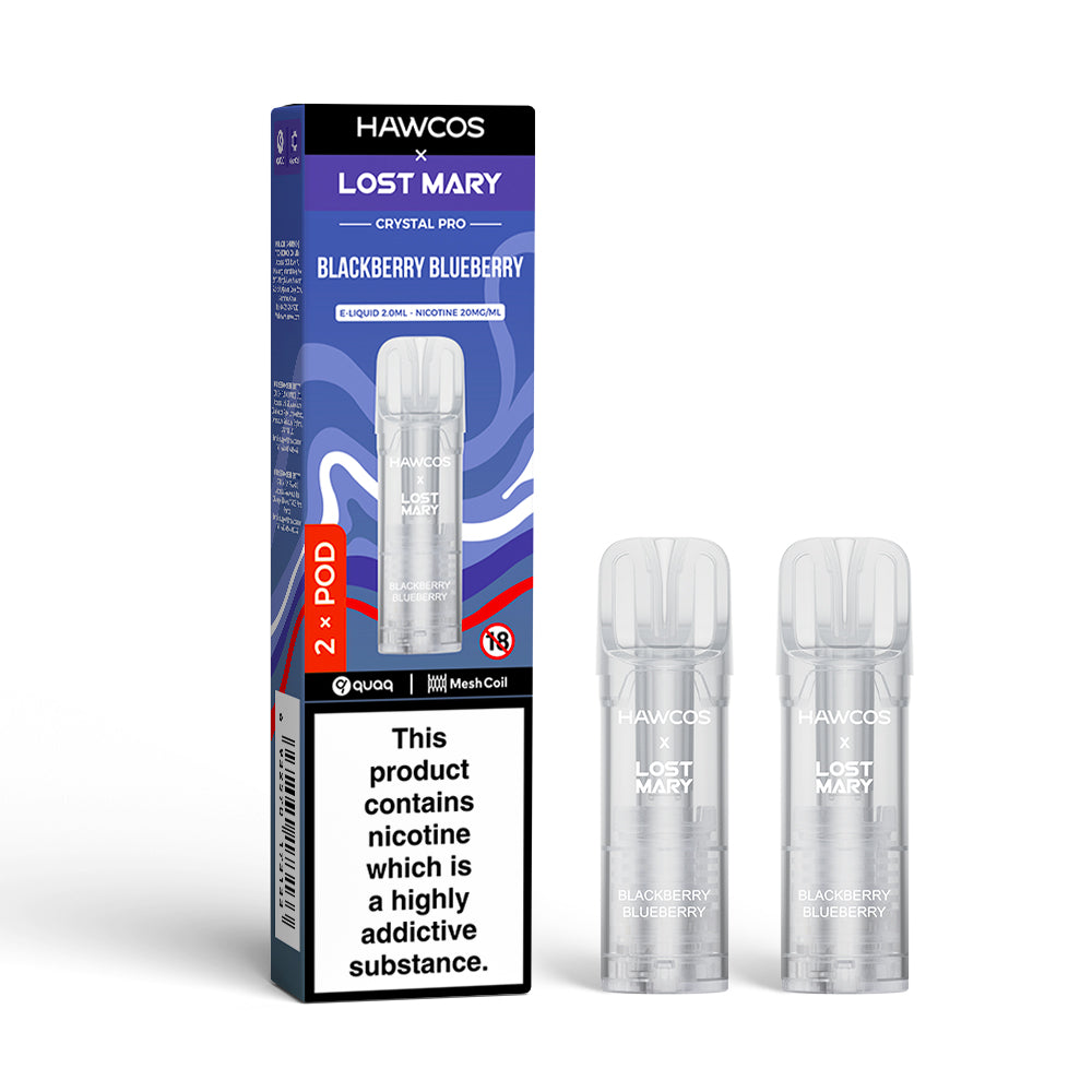 Hawcos x Lost Mary Crystal Pro 600 puffs Prefilled Pods