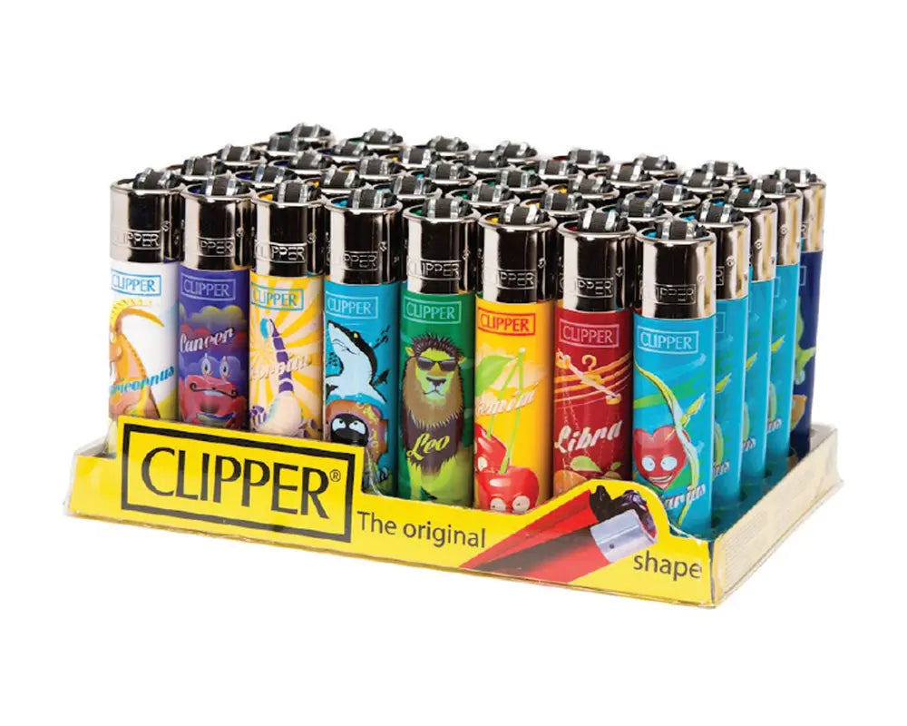 Clipper Design Lighters – Pack of 40 (Design May Vary)