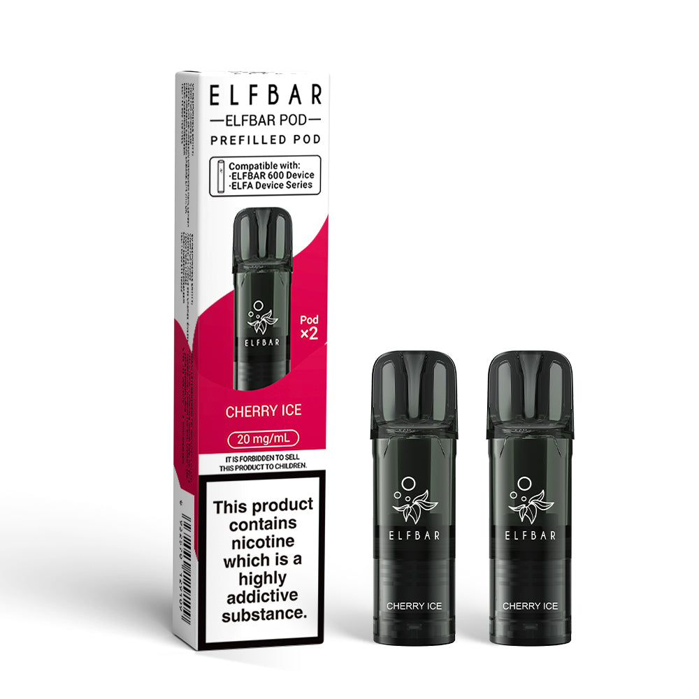 Elf bar 600 Prefilled Pod Puffs 2% Nic - 10 Packs