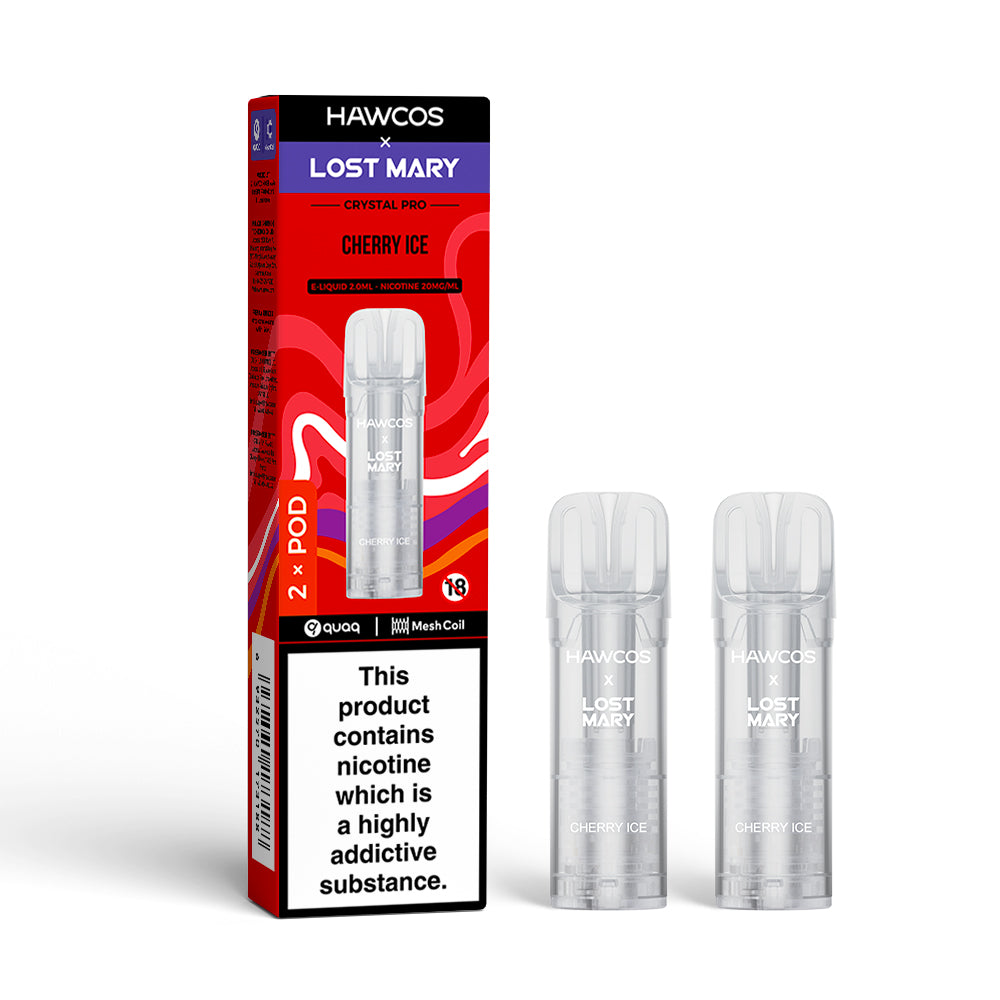 Hawcos x Lost Mary Crystal Pro 600 puffs Prefilled Pods