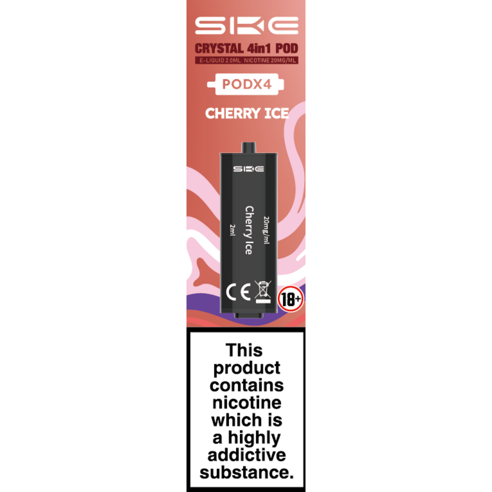 SKE 4 In1,4X600 ,PUFFS POD EN 2% NIC