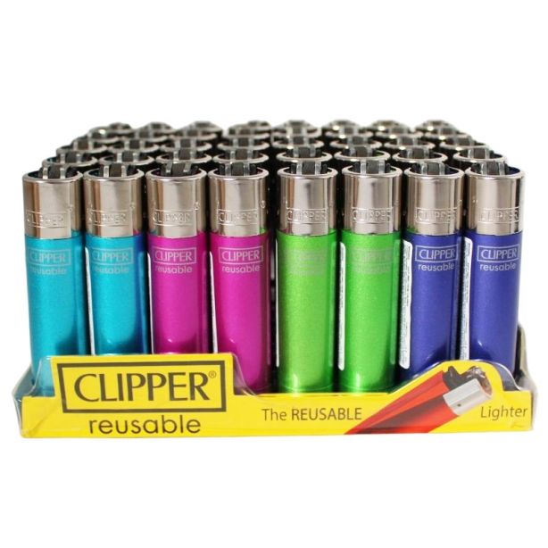 Clipper Plain Lighters – Pack of 40 (UK)