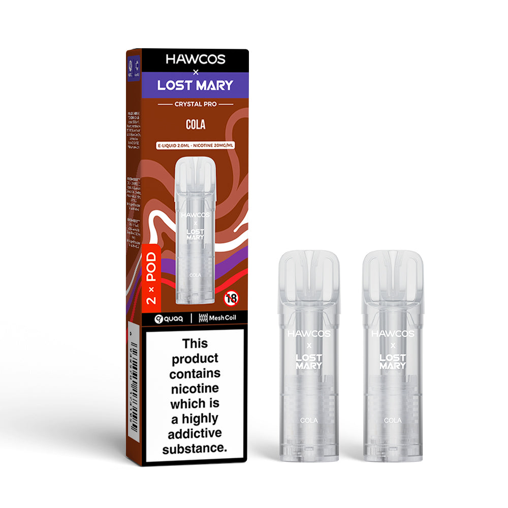 Hawcos x Lost Mary Crystal Pro 600 puffs Prefilled Pods