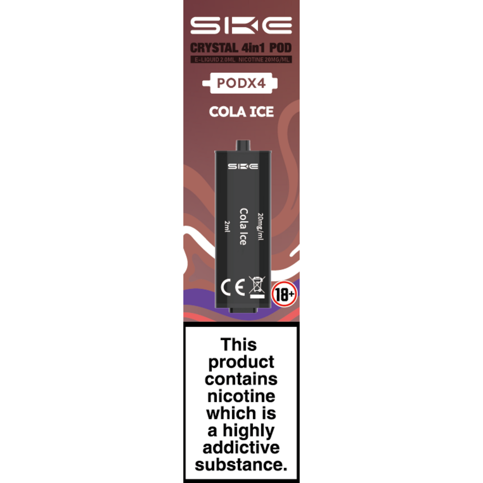 SKE 4 In1,4X600 ,PUFFS POD EN 2% NIC