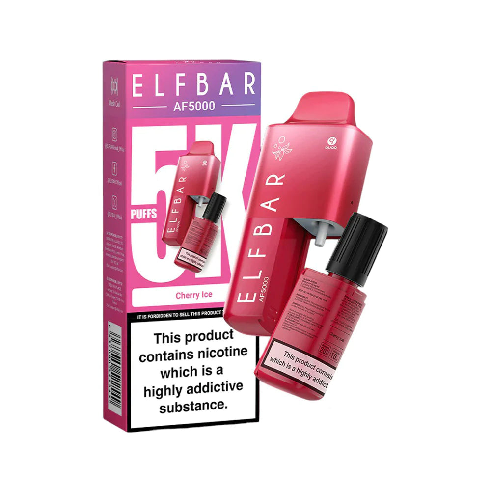 ELF BAR AF5000 Refillable Kit, 2% Nic - 5 Packs