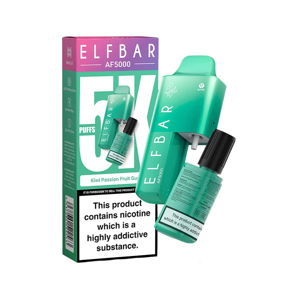 ELF BAR AF5000 Refillable Kit, 2% Nic - 5 Packs