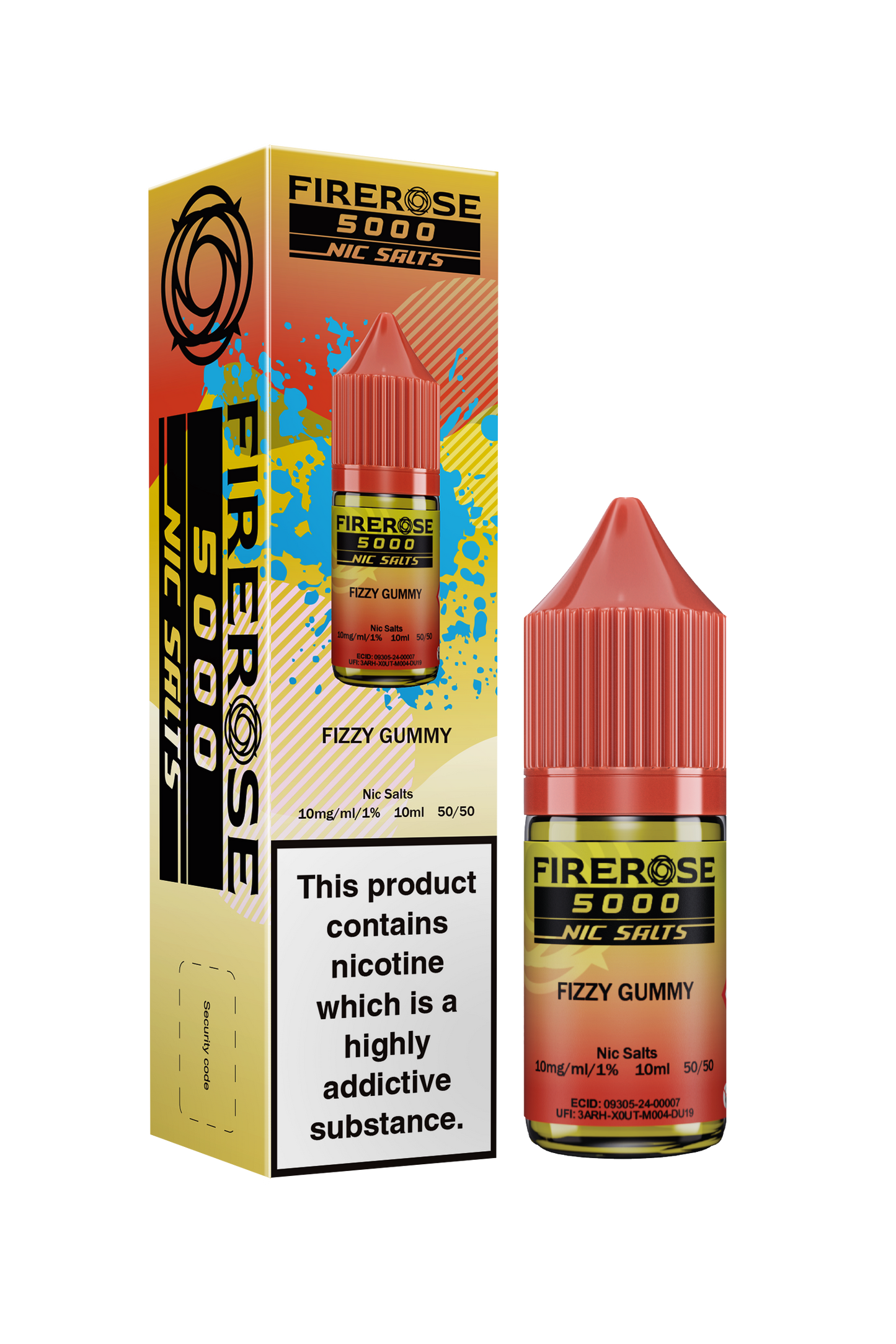 ELUX FIREROSE NIC SALT 20MG, 10 Packs