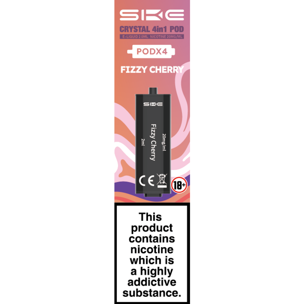 SKE 4 In1,4X600 ,PUFFS POD EN 2% NIC