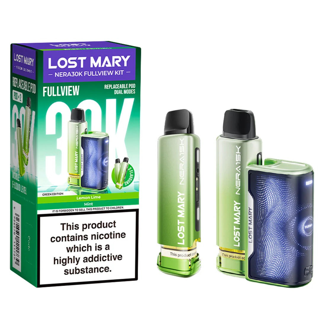 Lost Mary NERA 30K Full View, 30K Puffs, 2% Nic - 5 Packs