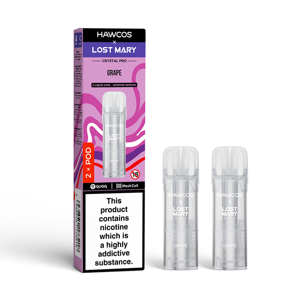 Hawcos x Lost Mary Crystal Pro 600 puffs Prefilled Pods