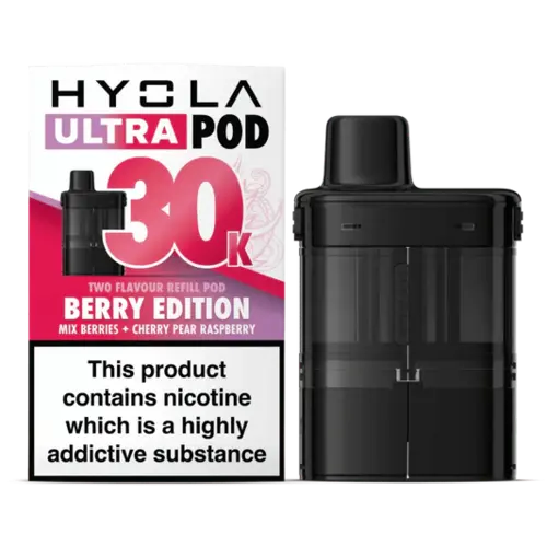 Hyola Ultra 30K Puffs Prefilled Pods, 2% Nic - 5 Packs