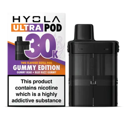 Hyola Ultra 30K Puffs Prefilled Pods, 2% Nic - 5 Packs
