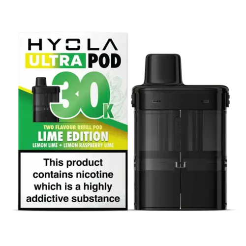 Hyola Ultra 30K Puffs Prefilled Pods, 2% Nic - 5 Packs