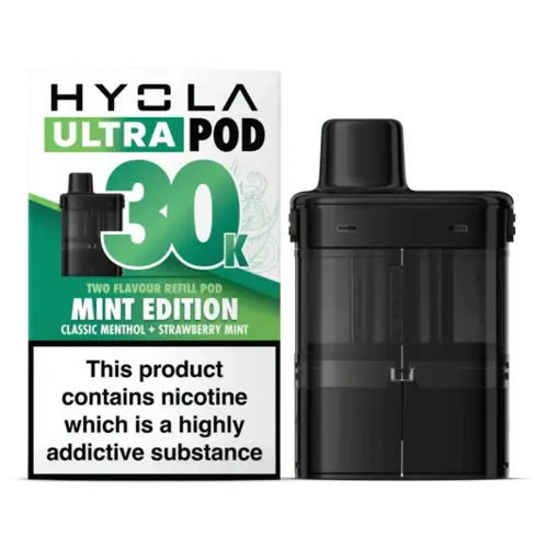 Hyola Ultra 30K Puffs Prefilled Pods, 2% Nic - 5 Packs
