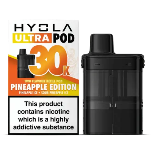 Hyola Ultra 30K Puffs Prefilled Pods, 2% Nic - 5 Packs