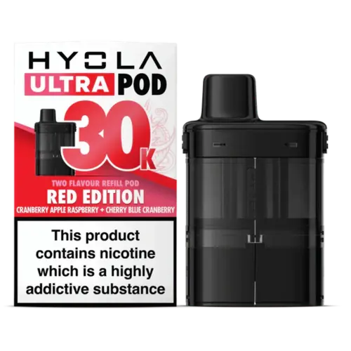 Hyola Ultra 30K Puffs Prefilled Pods, 2% Nic - 5 Packs