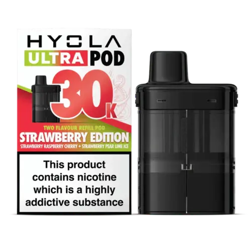 Hyola Ultra 30K Puffs Prefilled Pods, 2% Nic - 5 Packs
