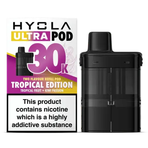 Hyola Ultra 30K Puffs Prefilled Pods, 2% Nic - 5 Packs