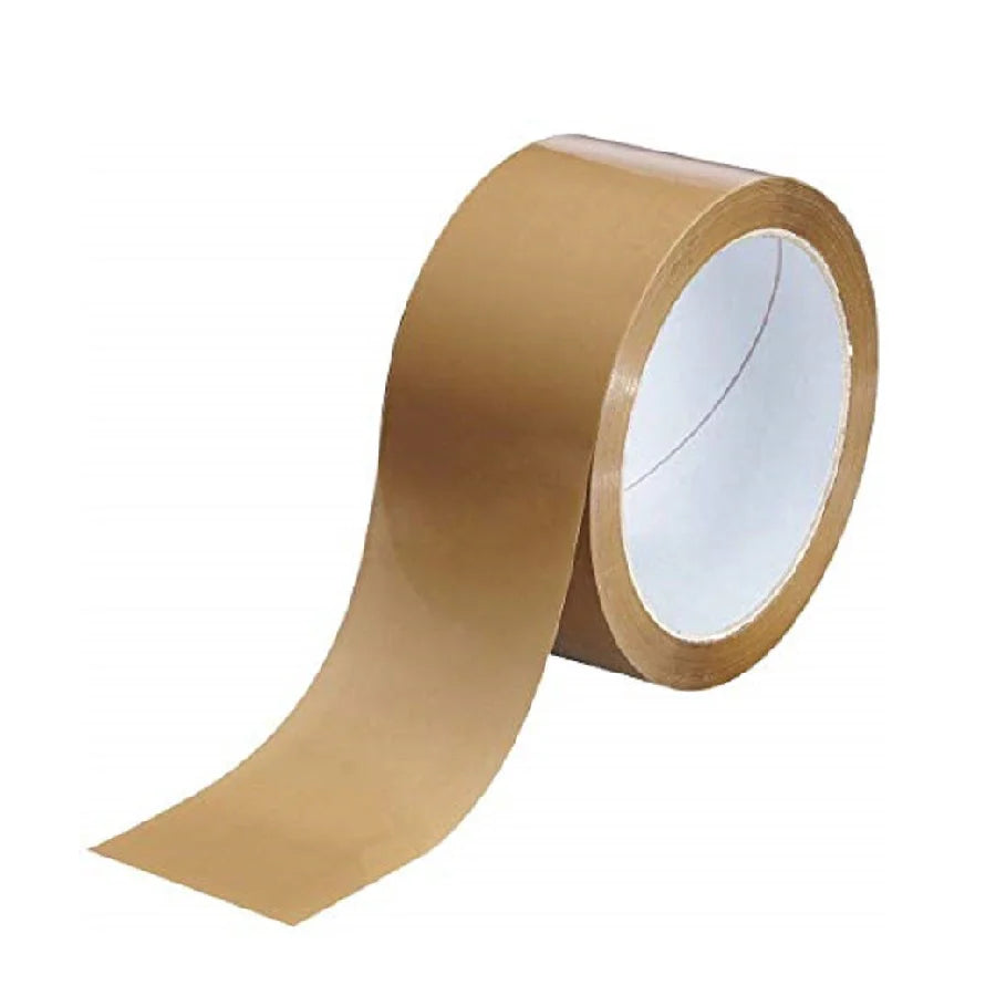GSD 2” Brown Parcel Tape Roll – 6 Pack | Strong Packing Tape for Shipping & Storage