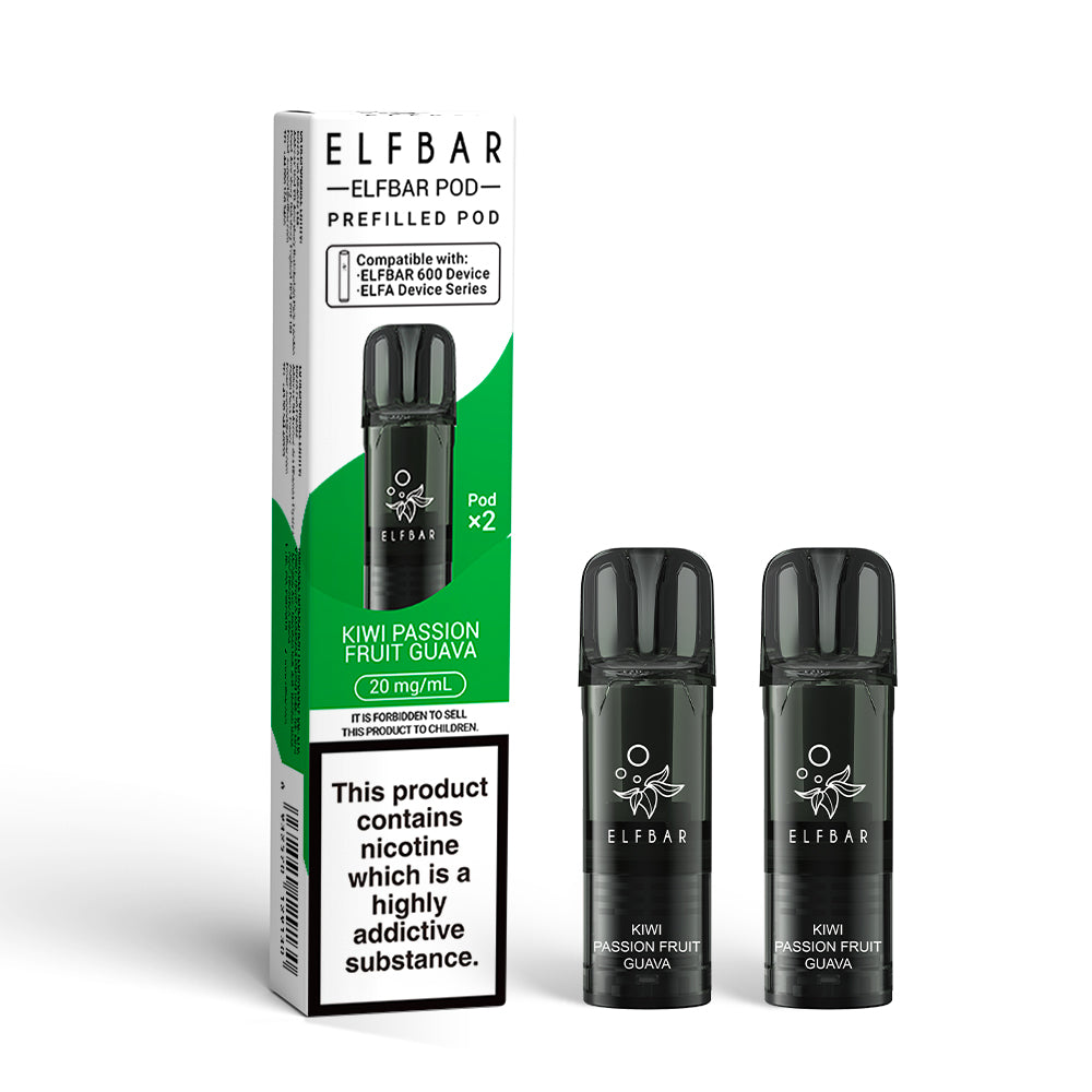 Elf bar 600 Prefilled Pod Puffs 2% Nic - 10 Packs