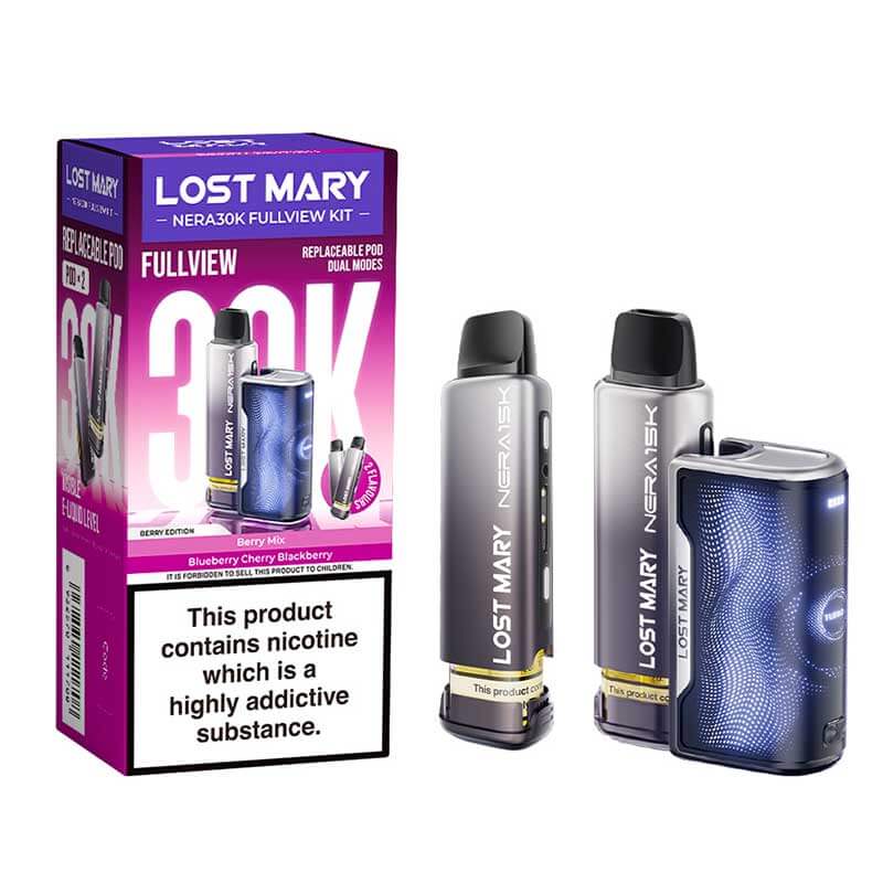 Lost Mary NERA 30K Full View, 30K Puffs, 2% Nic - 5 Packs