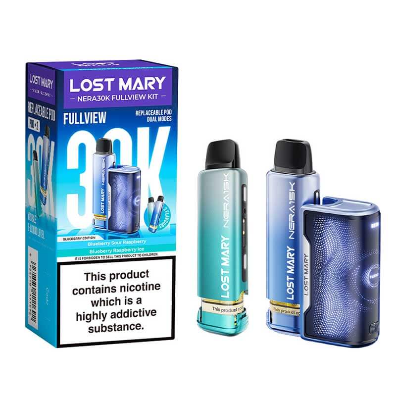 Lost Mary NERA 30K Full View, 30K Puffs, 2% Nic - 5 Packs