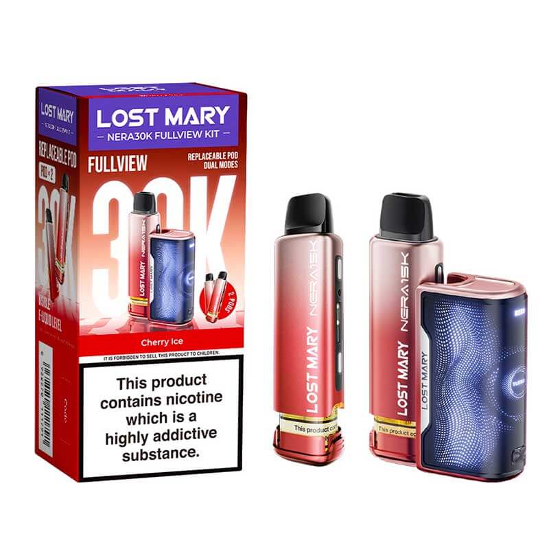 Lost Mary NERA 30K Full View, 30K Puffs, 2% Nic - 5 Packs
