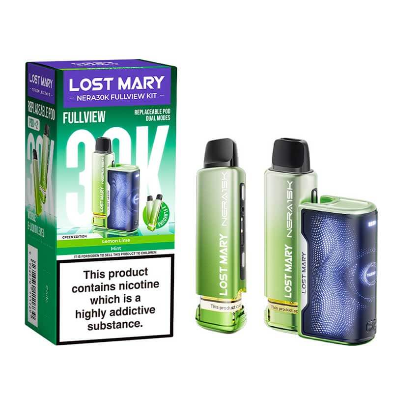 Lost Mary NERA 30K Full View, 30K Puffs, 2% Nic - 5 Packs