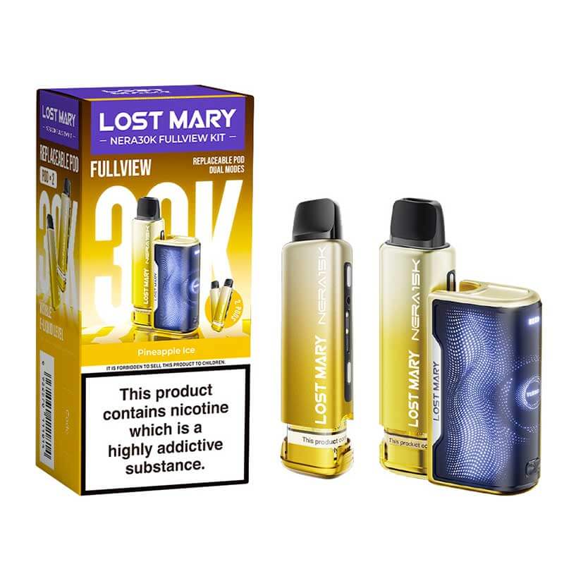 Lost Mary NERA 30K Full View, 30K Puffs, 2% Nic - 5 Packs