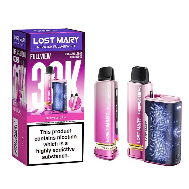 Lost Mary NERA 30K Full View, 30K Puffs, 2% Nic - 5 Packs