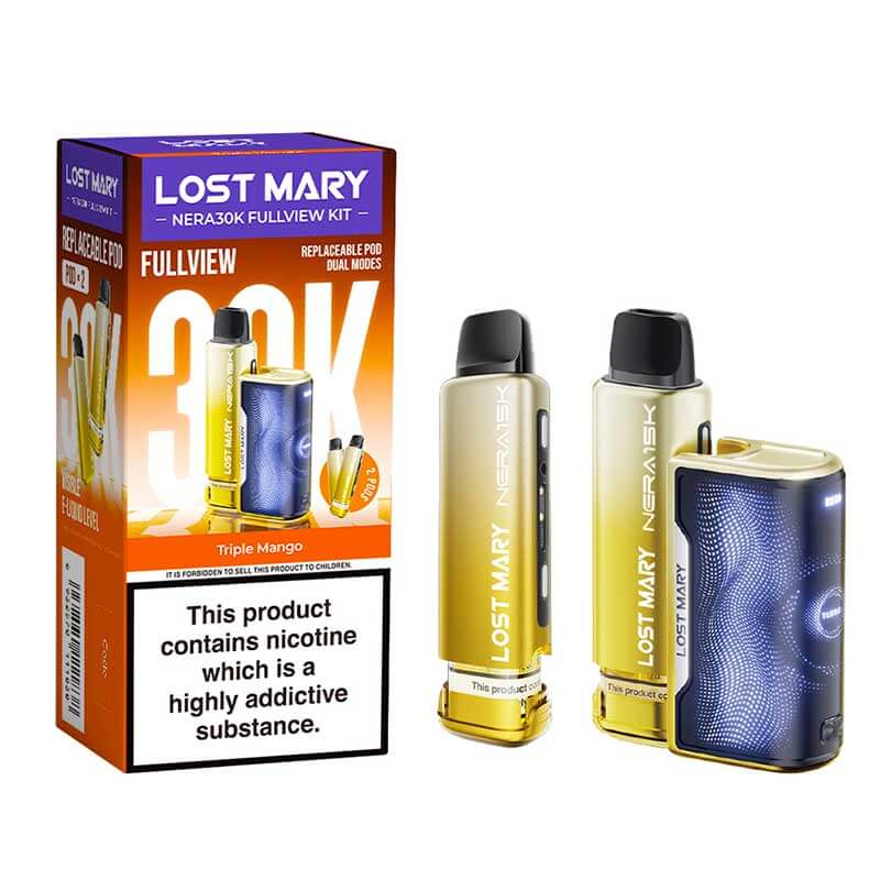 Lost Mary NERA 30K Full View, 30K Puffs, 2% Nic - 5 Packs