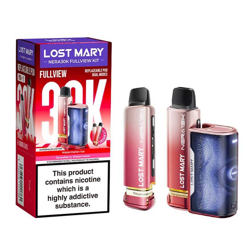 Lost Mary NERA 30K Full View, 30K Puffs, 2% Nic - 5 Packs