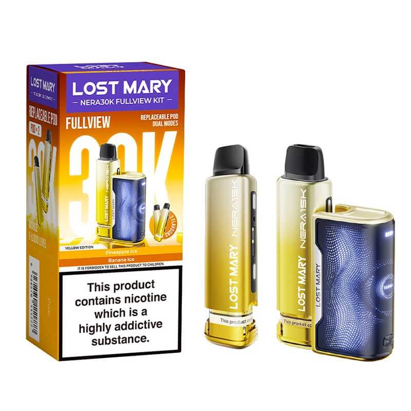 Lost Mary NERA 30K Full View, 30K Puffs, 2% Nic - 5 Packs