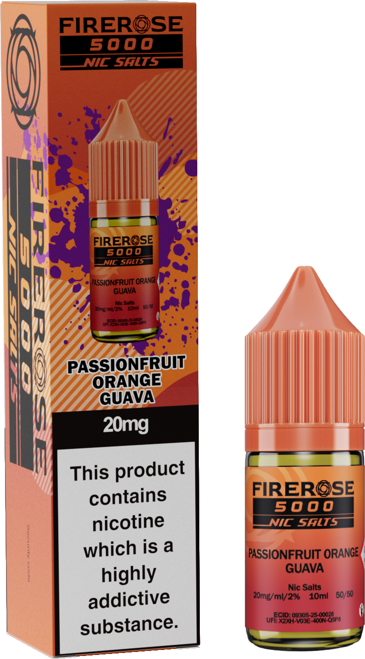 ELUX FIREROSE NIC SALT 20MG, 10 Packs