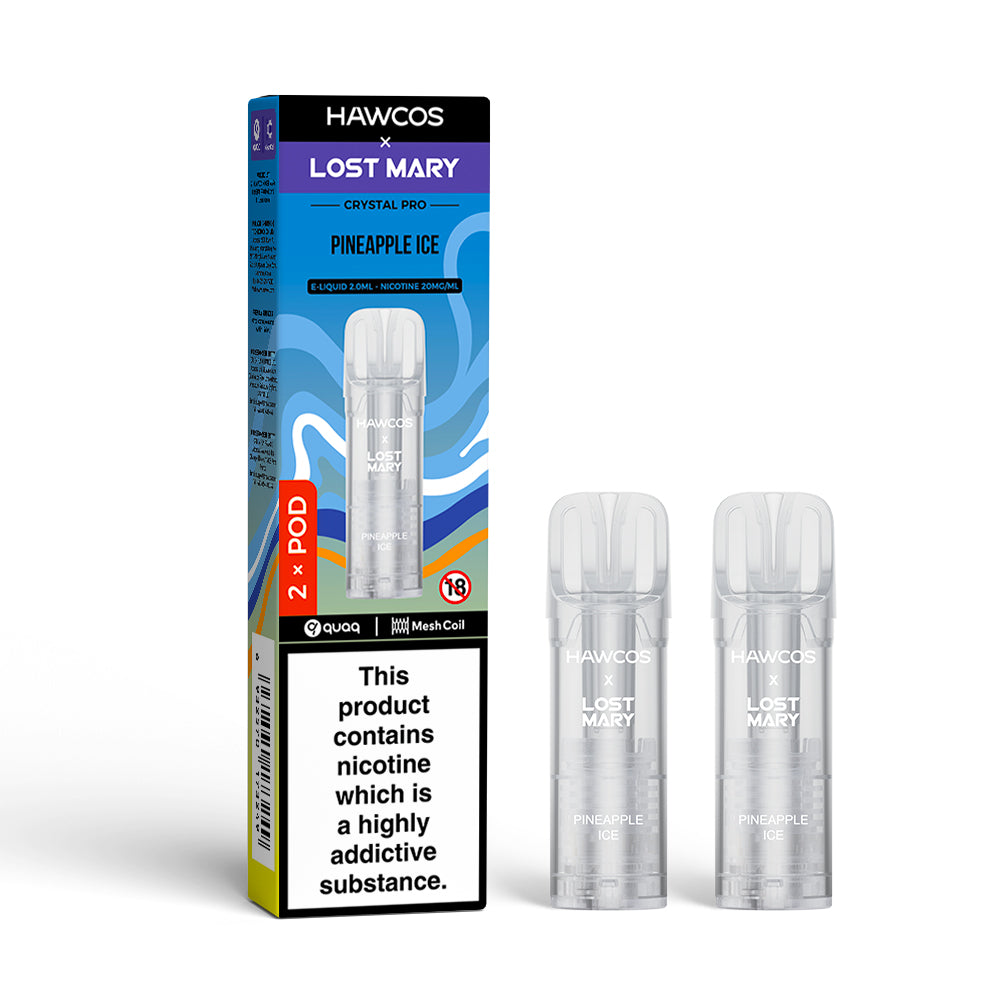 Hawcos x Lost Mary Crystal Pro 600 puffs Prefilled Pods