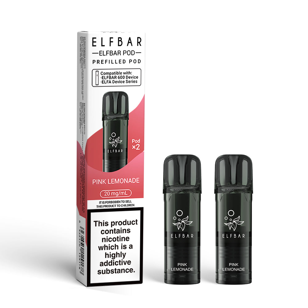 Elf bar 600 Prefilled Pod Puffs 2% Nic - 10 Packs