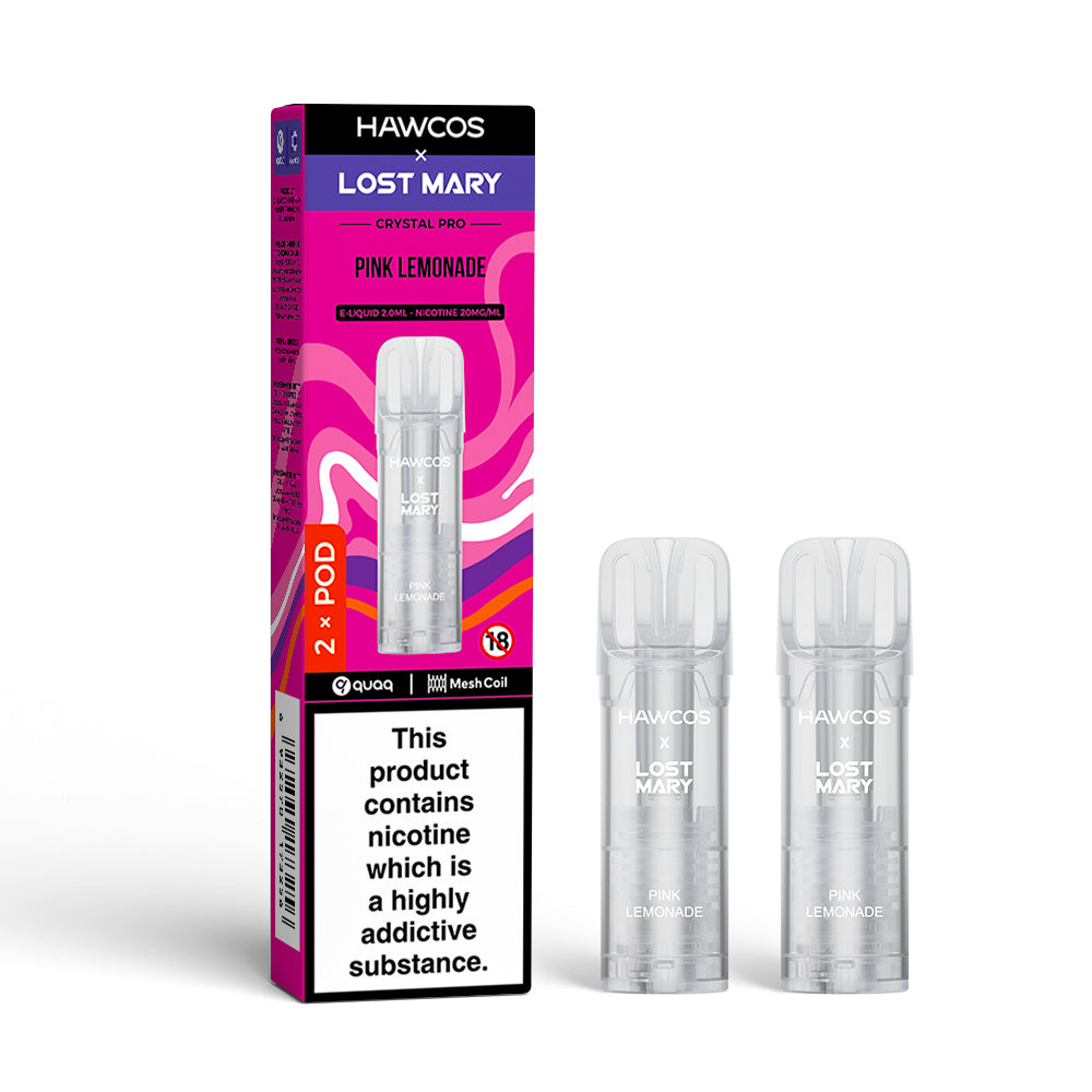 Hawcos x Lost Mary Crystal Pro 600 puffs Prefilled Pods