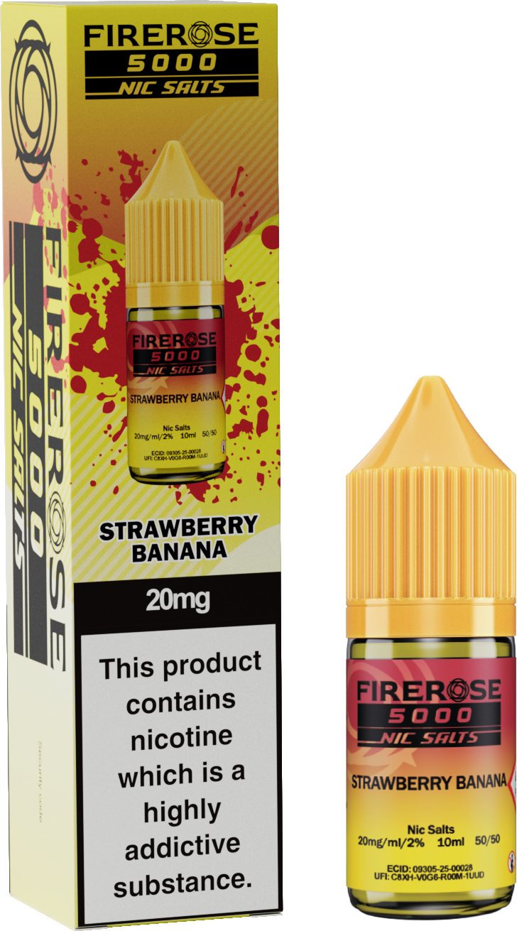 ELUX FIREROSE NIC SALT 20MG, 10 Packs