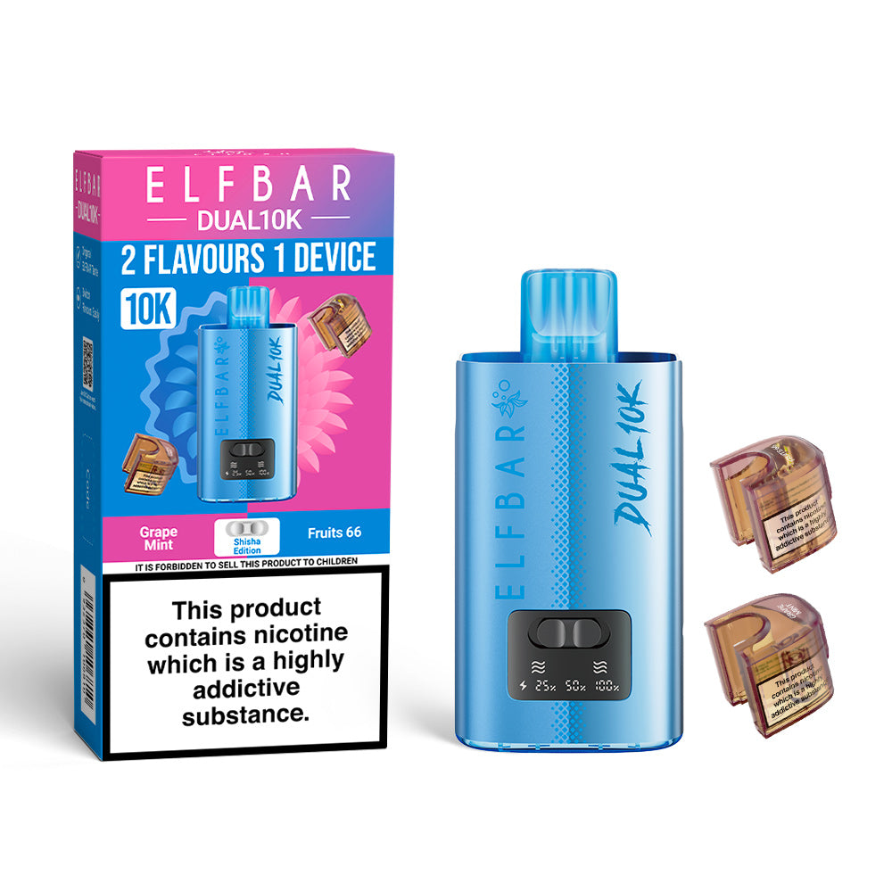 ELFBAR DUAL10K Puffs Kit, 2% Nic