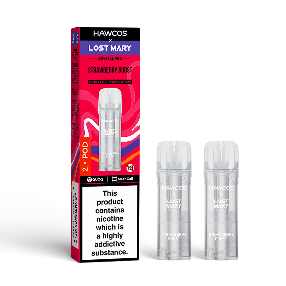 Hawcos x Lost Mary Crystal Pro 600 puffs Prefilled Pods