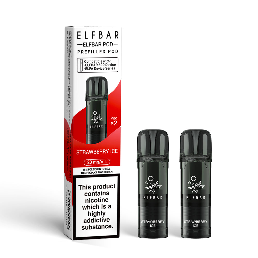 Elf bar 600 Prefilled Pod Puffs 2% Nic - 10 Packs