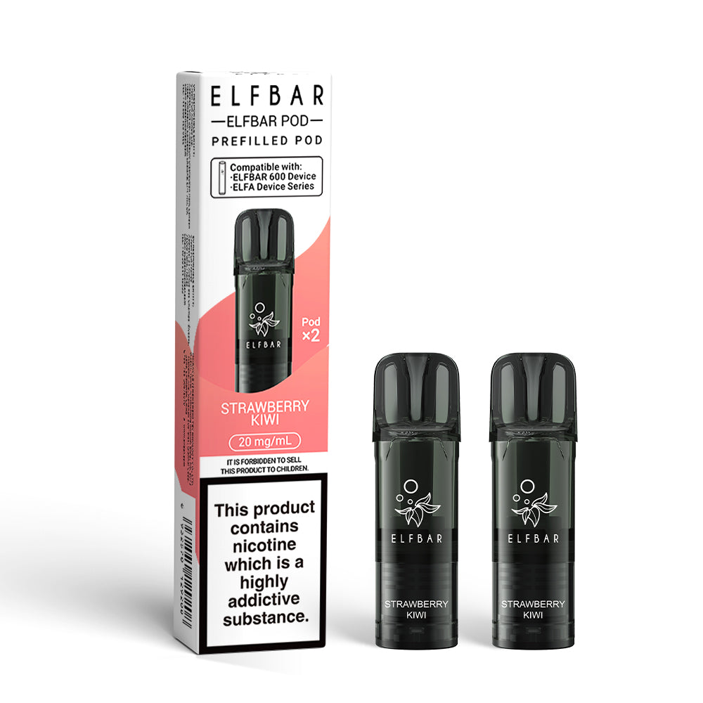 Elf bar 600 Prefilled Pod Puffs 2% Nic - 10 Packs