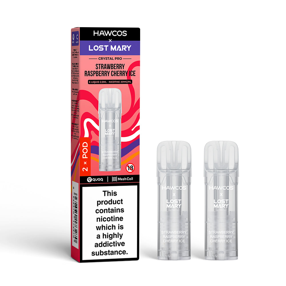 Hawcos x Lost Mary Crystal Pro 600 puffs Prefilled Pods