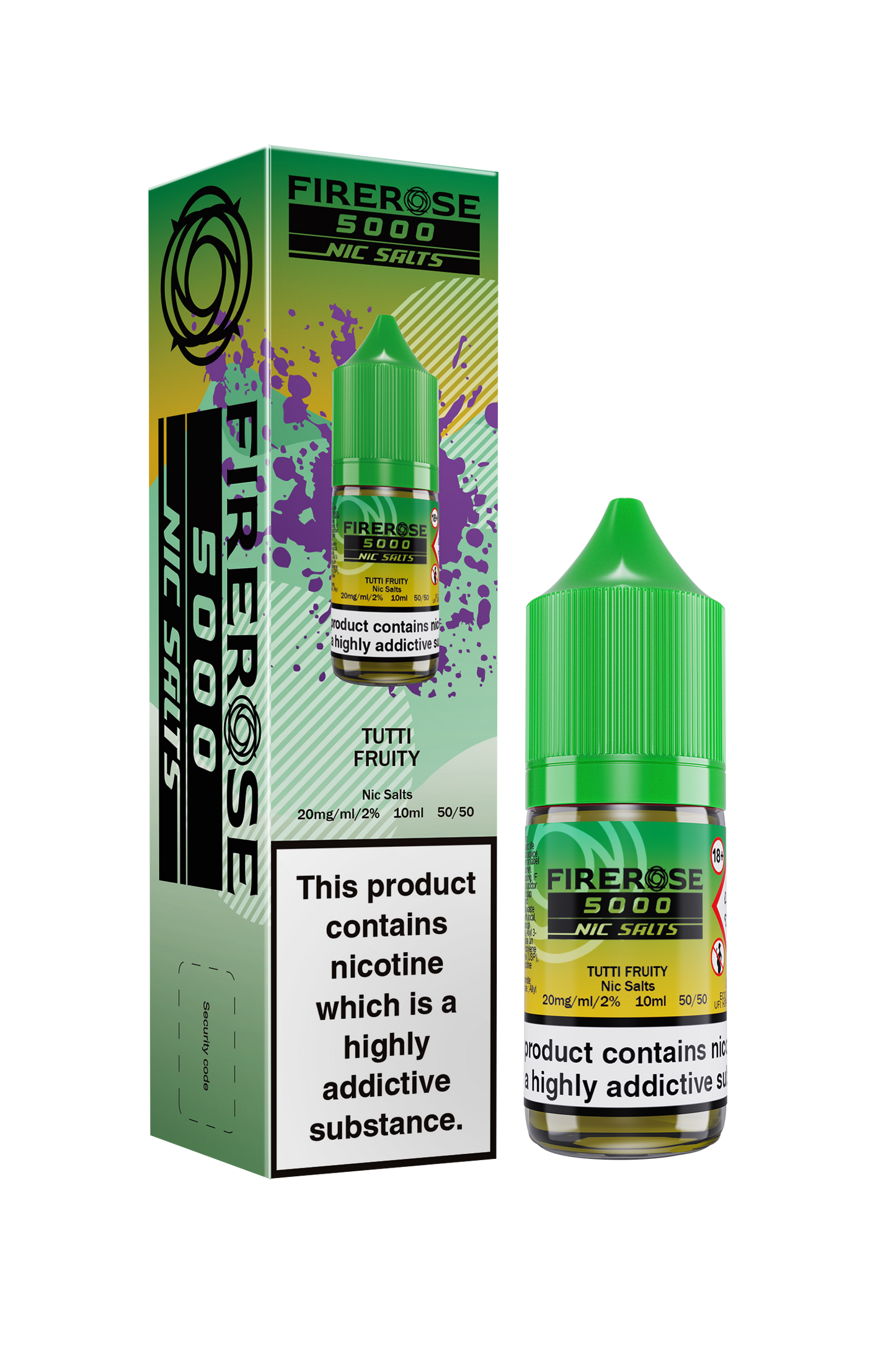 ELUX FIREROSE NIC SALT 20MG, 10 Packs