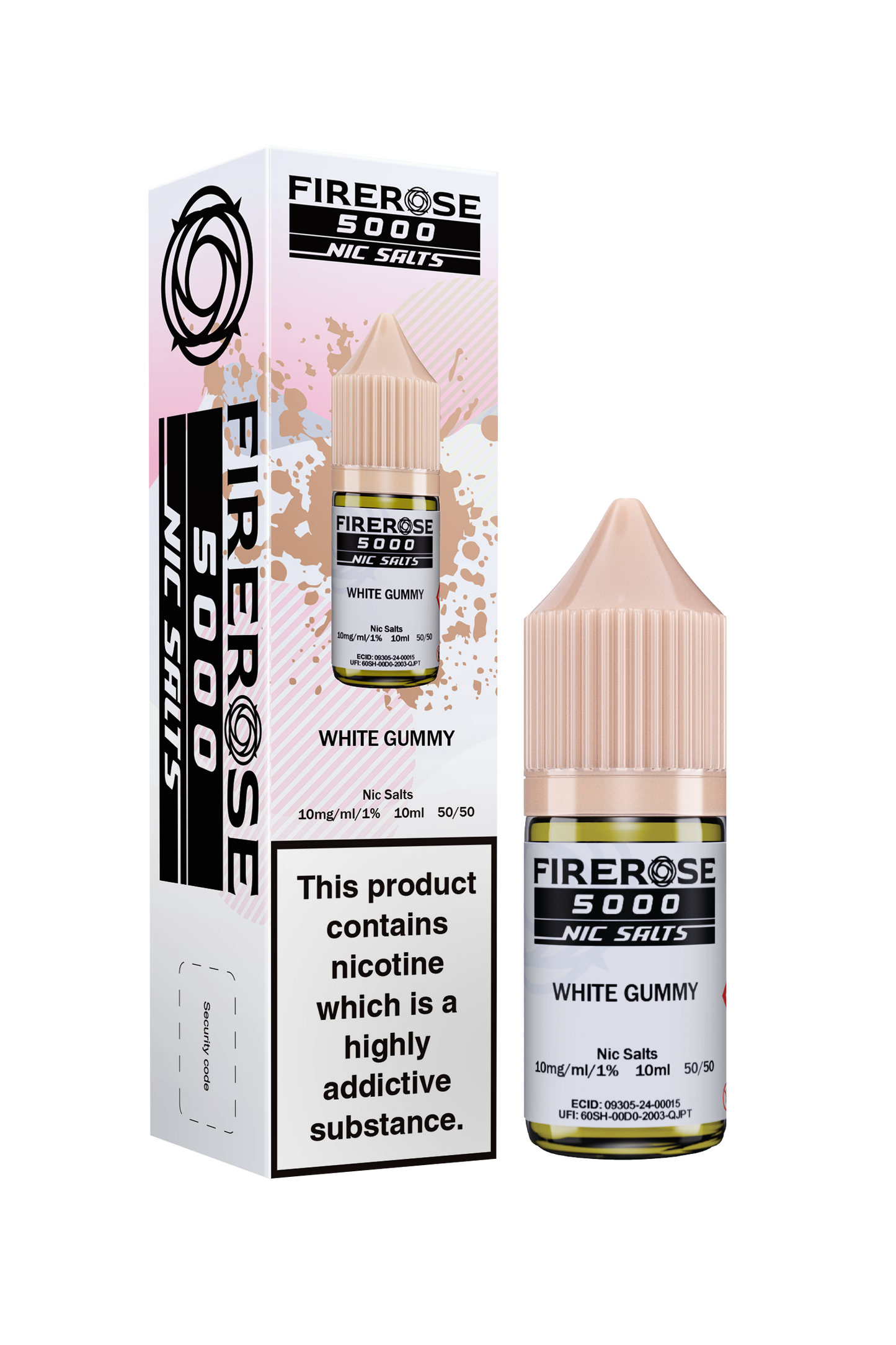 ELUX FIREROSE NIC SALT 20MG, 10 Packs