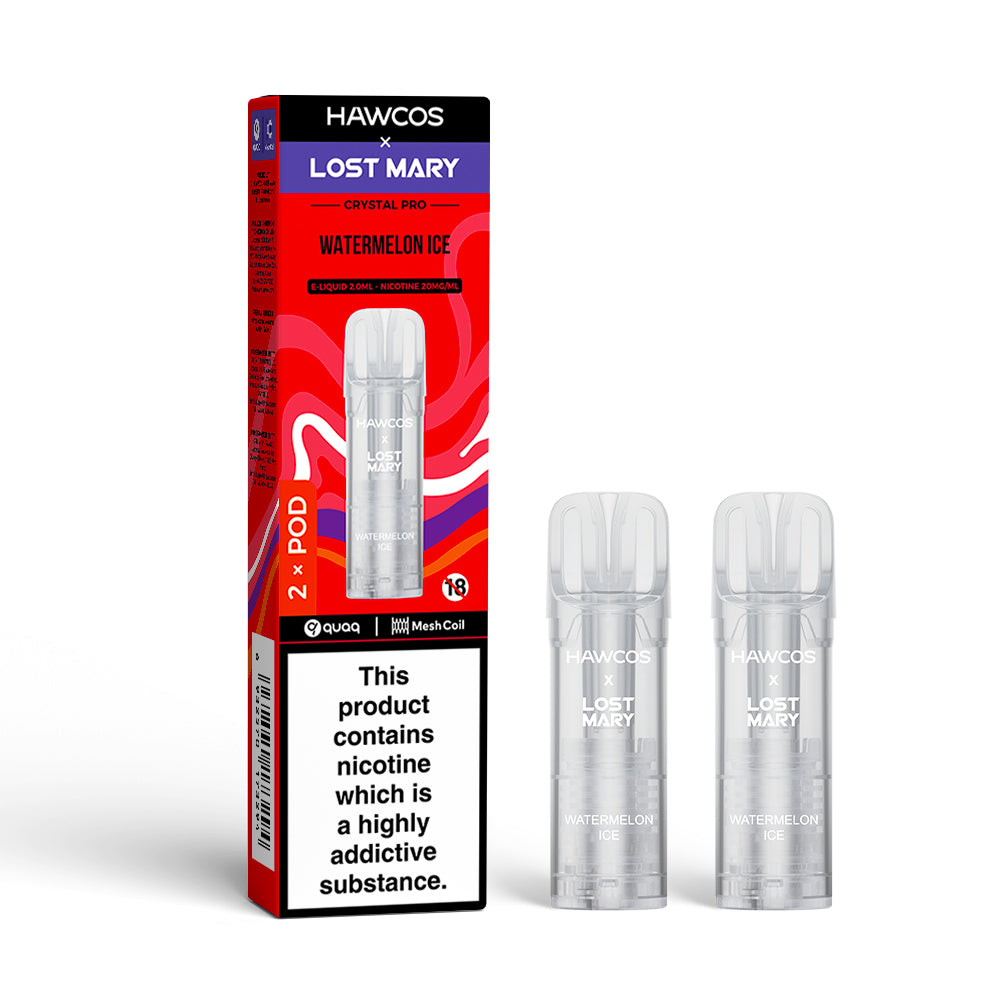 Hawcos x Lost Mary Crystal Pro 600 puffs Prefilled Pods